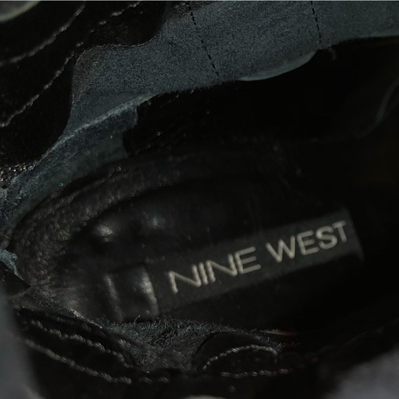 Nine West Leather Pull On Knee High Boots - Picture 12 of 16